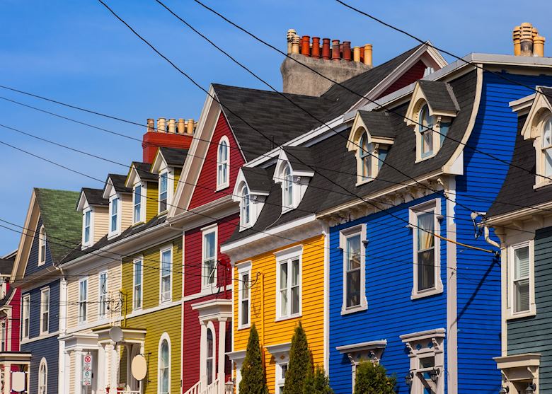 Clapboard houses, St John's Clapboard houses, St John's