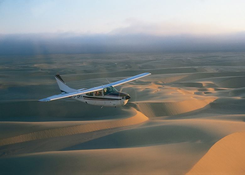 Flying over the Great Dune Sea on a Skeleton Coast Safari Flying over the Great Dune Sea on a Skeleton Coast Safari