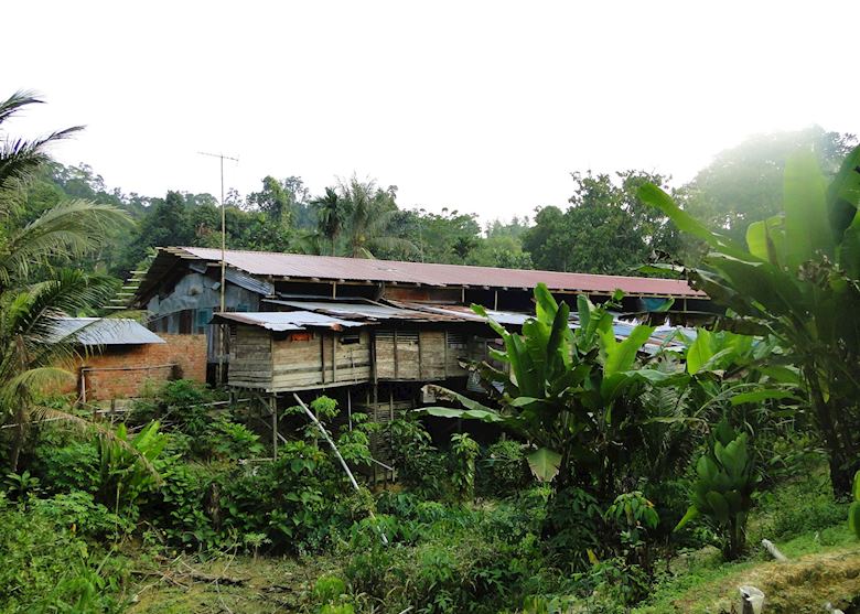 Iban Longhouse, Lemanak River Iban Longhouse, Lemanak River