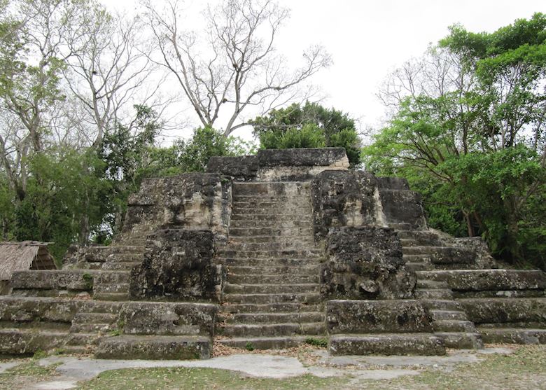 Mayan ruins at Uaxactun Mayan ruins at Uaxactun