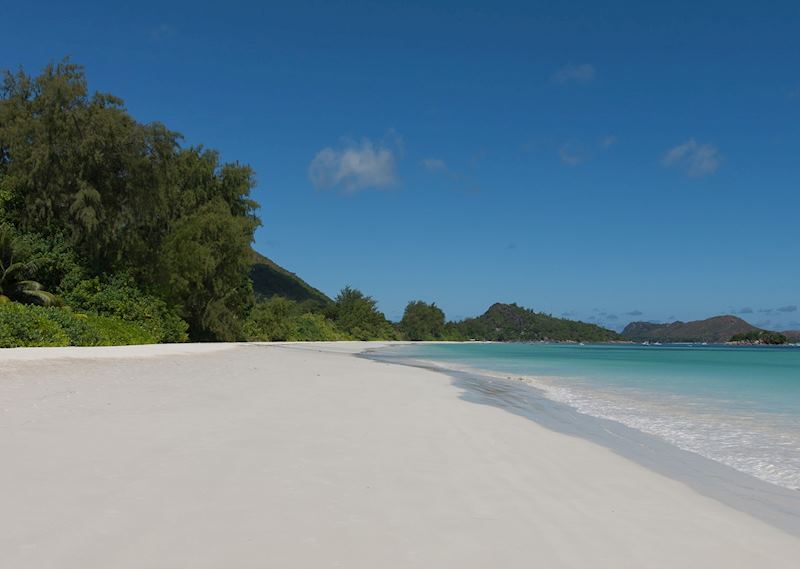 beach, Acajou Beach Resort, Praslin