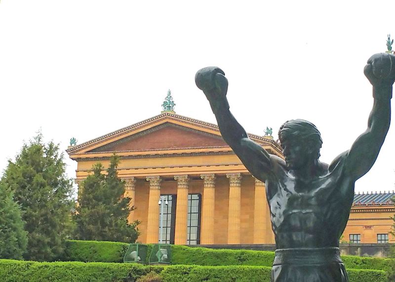Rocky statue at the Philadelphia Museum of Art