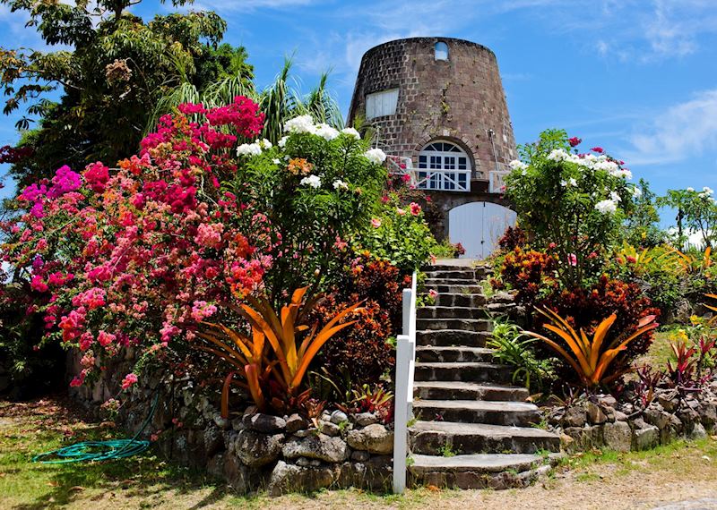 Converted sugar mill, Saint Kitts & Nevis