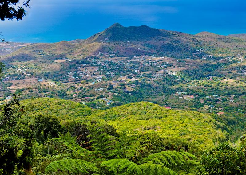 View from Nevis Peak, Saint Kitts & Nevis