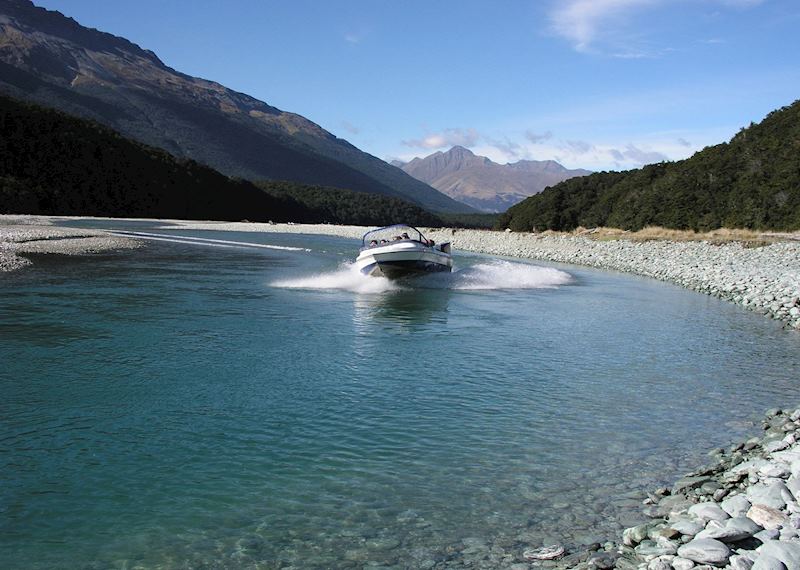 Jet boat on the Dart River