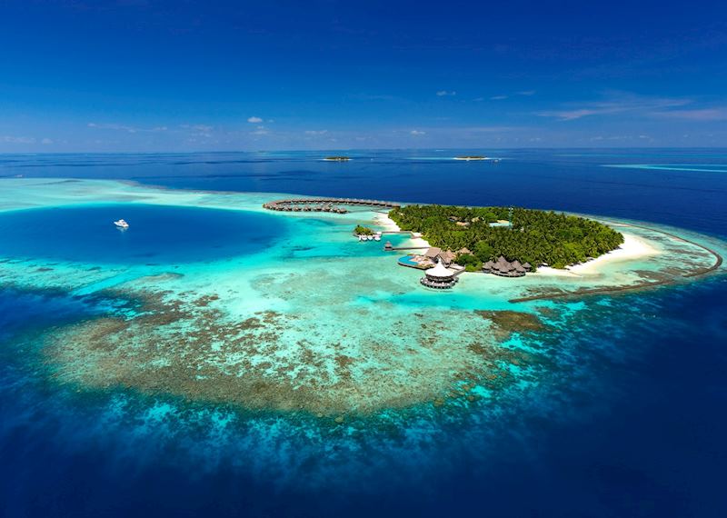 Aerial View, Baros Maldives, Maldive Island