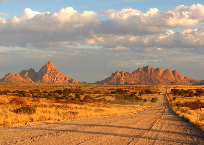 Panoramic views of the Spitzkoppe, Damaraland