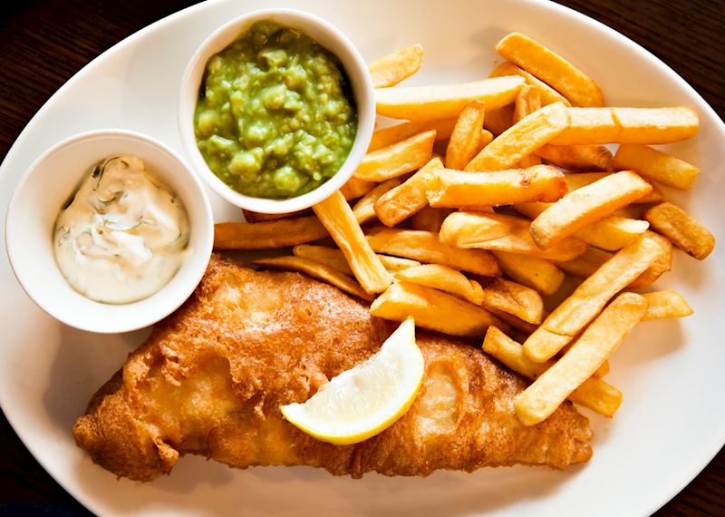Fish and chips, England