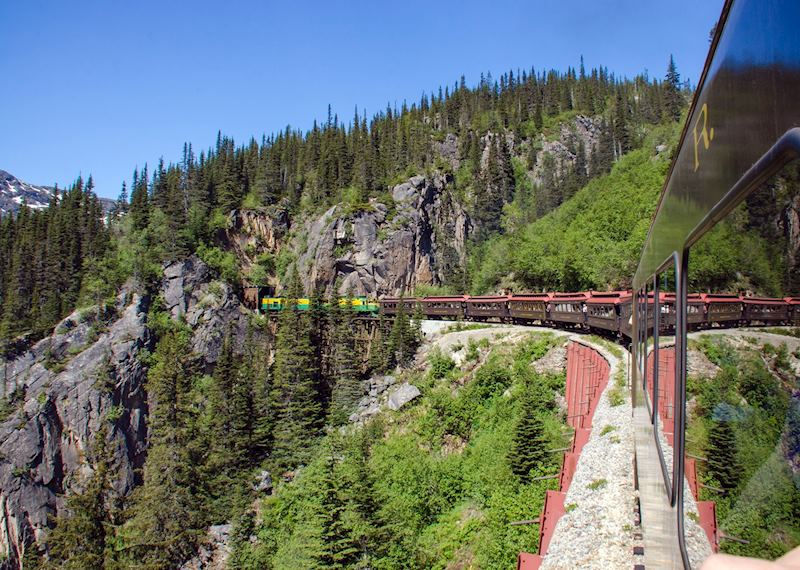 Riding the White Pass Railroad