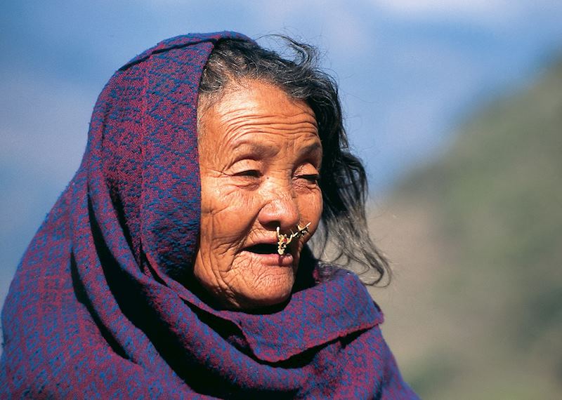 Gurung woman, Annapurna foothills