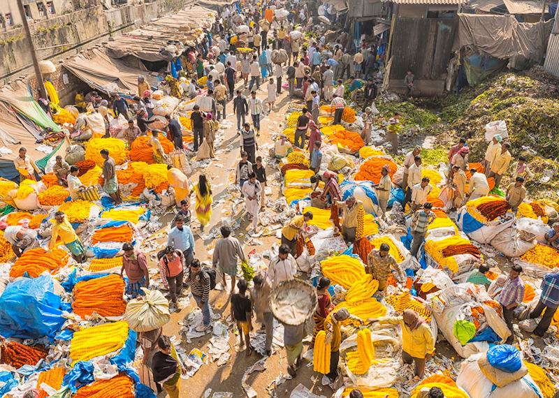 Calcutta Flower Market