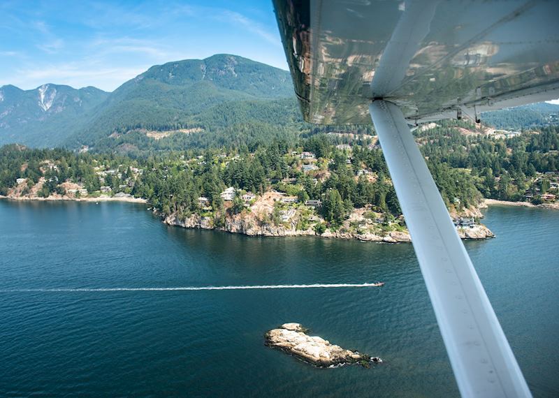 View from a seaplane, Vancouver