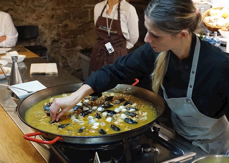 Cooking class, Barcelona