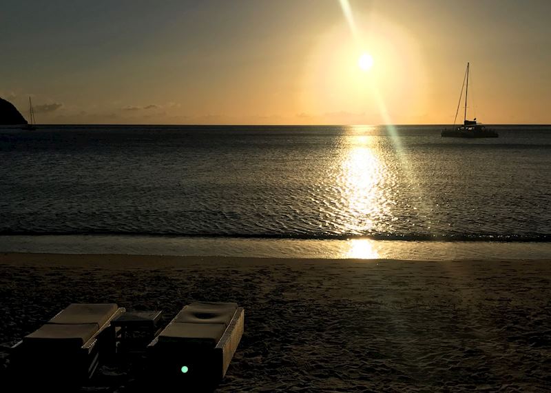 Sunset in Saint Lucia