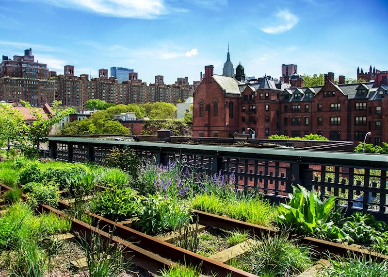 High Line, urban public park. New York City,