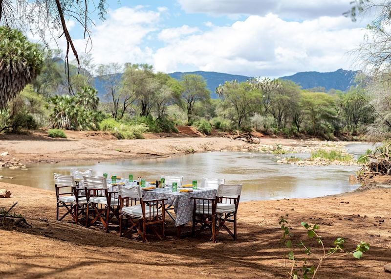 Bush breakfast, On Safari at Mbulia Conservancy, Tsavo Mbulia Conservancy