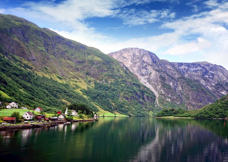 Village in Nærøyfjord