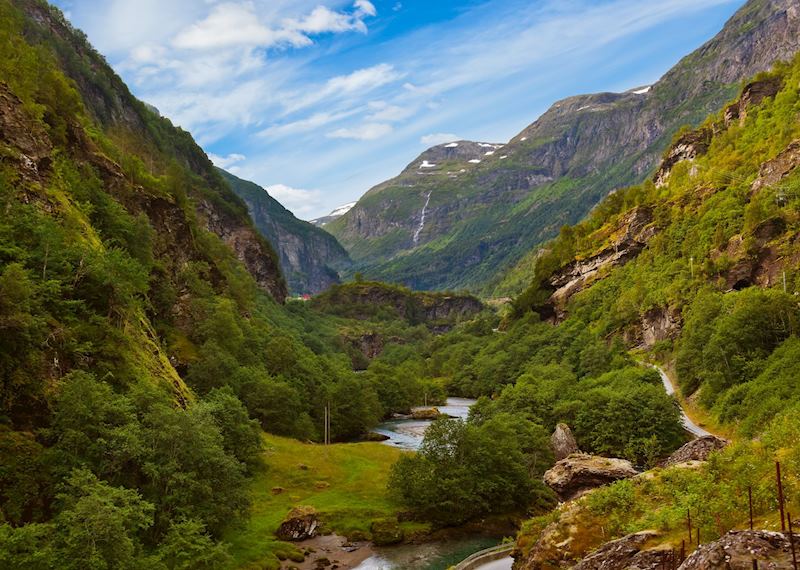 Scenery around Flåm