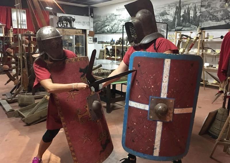 Testing the equipment 