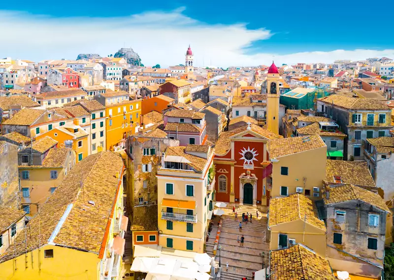Corfu Old Town, Corfu, Greece
