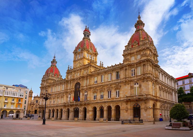 A Coruña Town hall, A Coruña, Galicia, Spain
