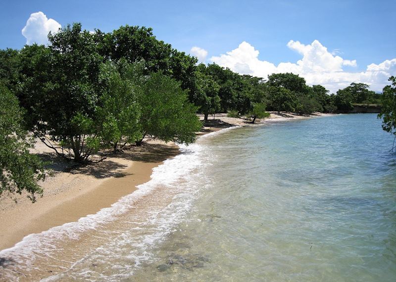 Beach in Bali Barat, Indonesia