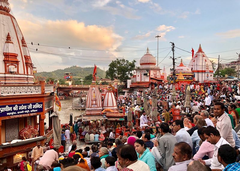 Aarti prayer ceremony, Haridwar