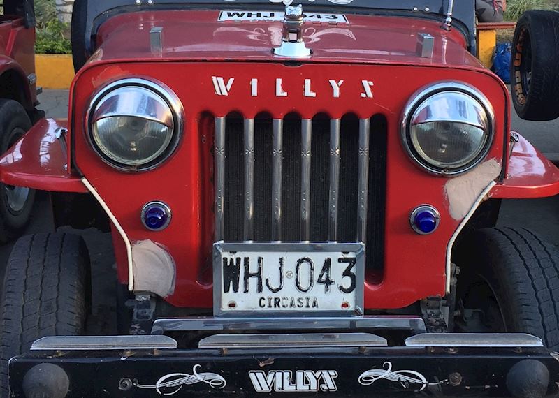 A Willy jeep in Salento