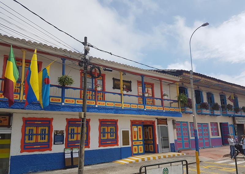 Salento main square, coffee region