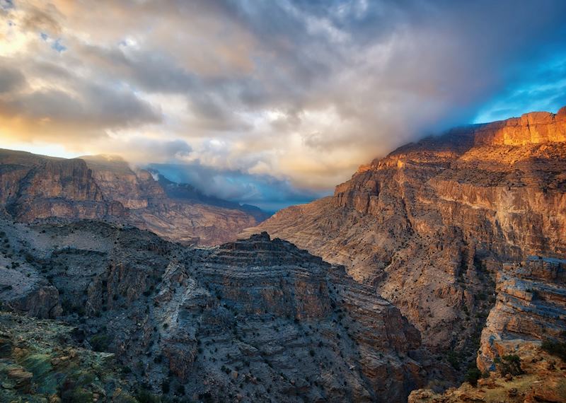 The Hajar Mountains, Oman