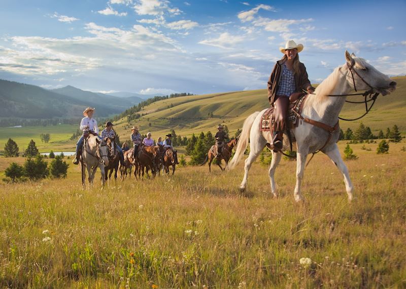 Horseriding from the Ranch at Rock Creek, Phillipsburg, MT