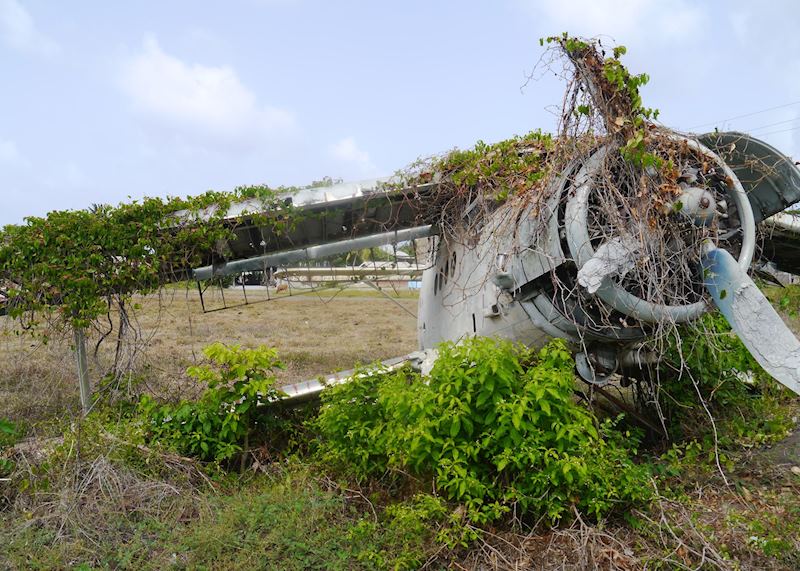 Abandoned Cuban air base, Pearls Airport, near Grenville