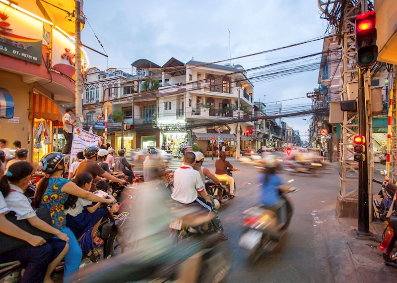 Vespas in Saigon