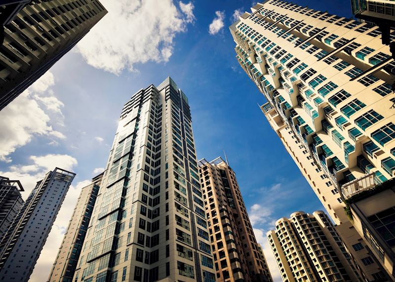 Modern buildings, Manila