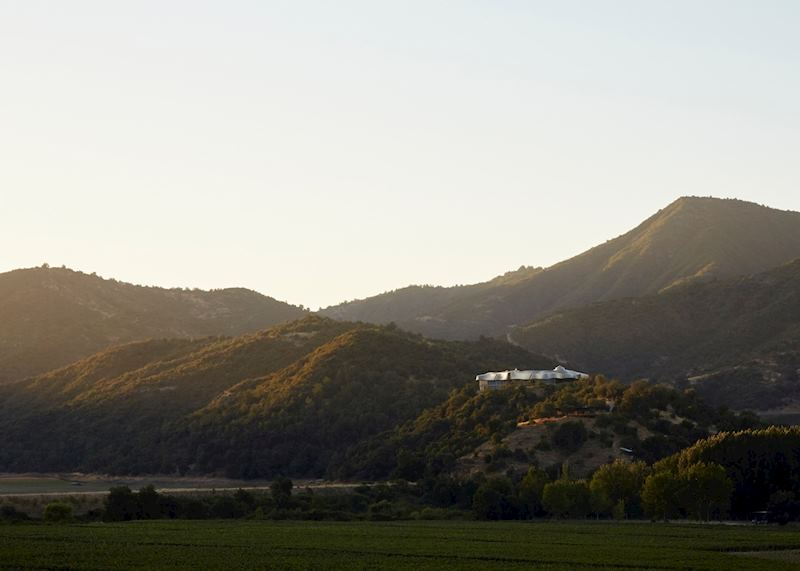 View to Vina Vik from the Millahue Valley