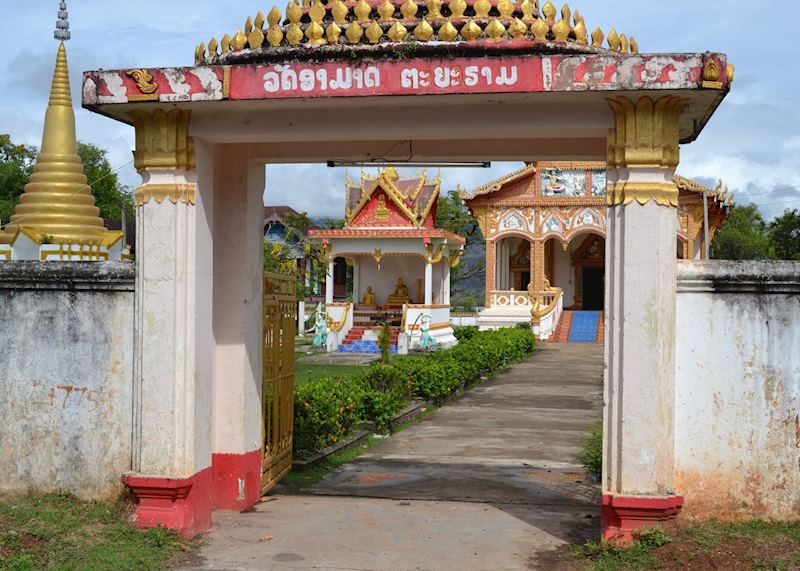 Local temple, Champasak, Southern Laos