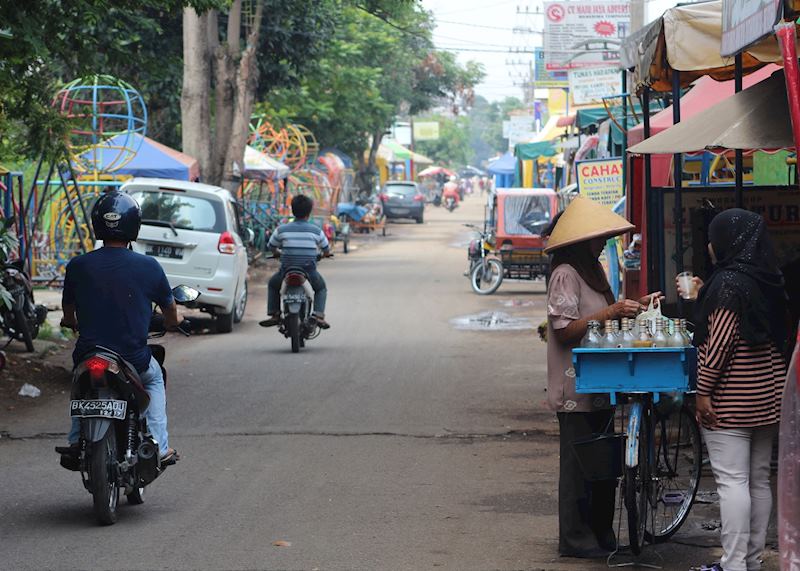 A typical street in Medan