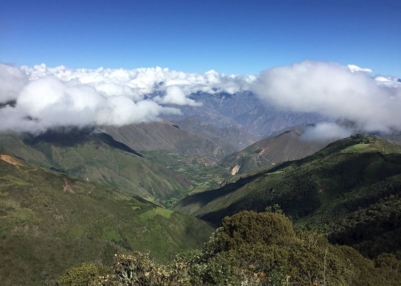 View of Marañon Canyon en route from Leymebamba to Chachapoyas