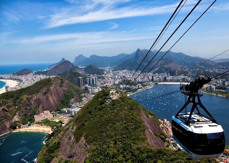 The view from Sugar Loaf Mountain, Rio de Janeiro