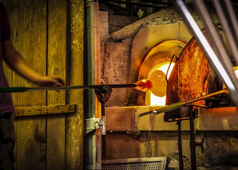 Glass blowing, Murano, Venice