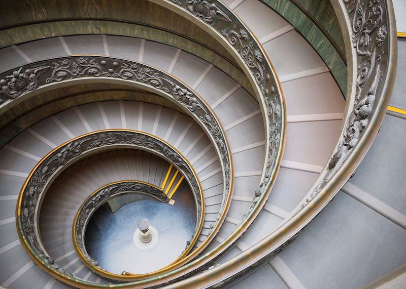 Staircase, Vatican museum, Rome