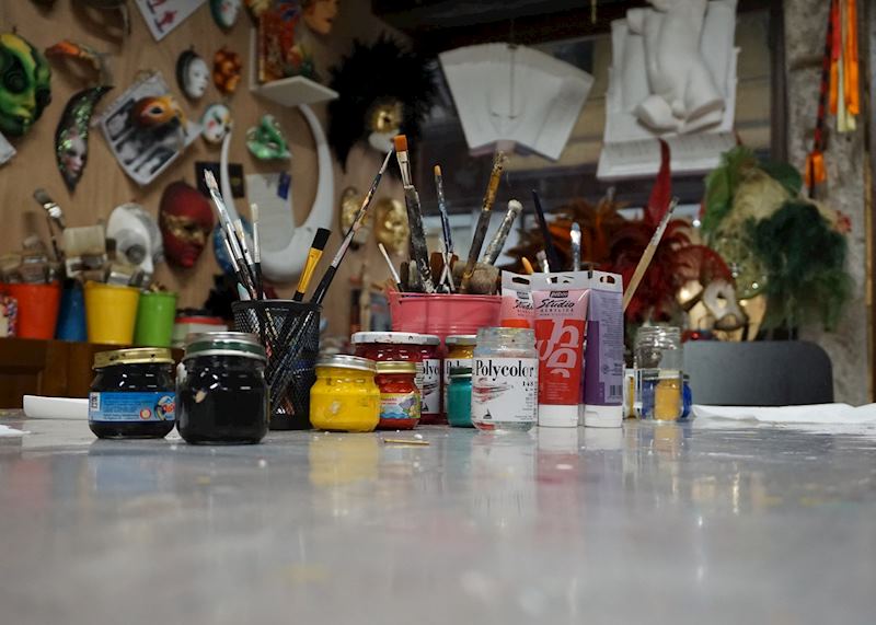 Mask making studio