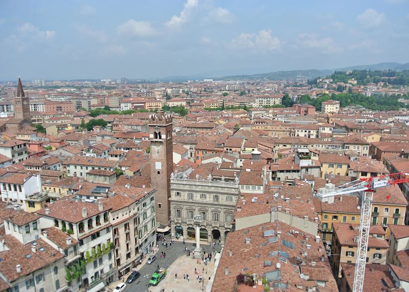 Rooftop view of Verona