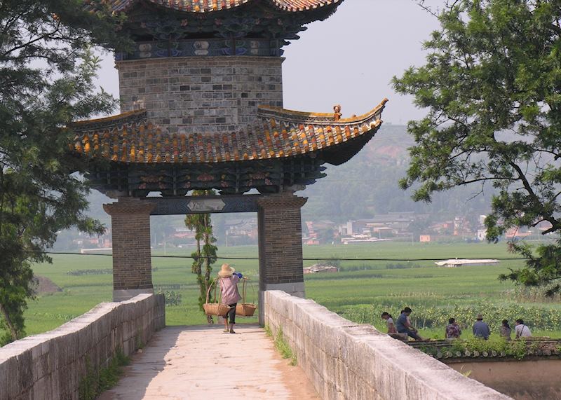 Twin Dragon Bridge, near Jianshui