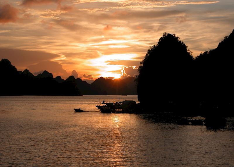 Halong Bay sunset