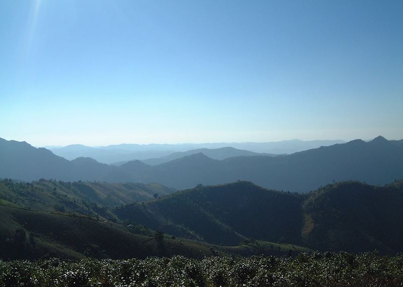 Kalaw, view across the Shan State