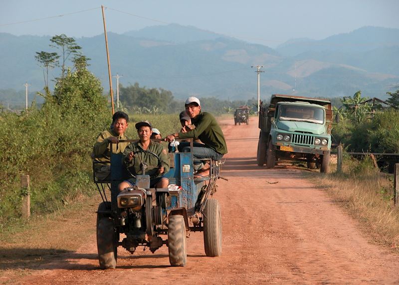 Commuting in Luang Namtha, Laos