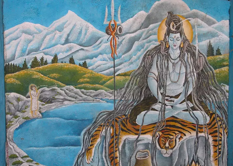 Mural, Pashupatinath