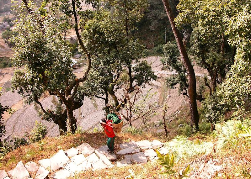Trekking in the Annapurna foothills