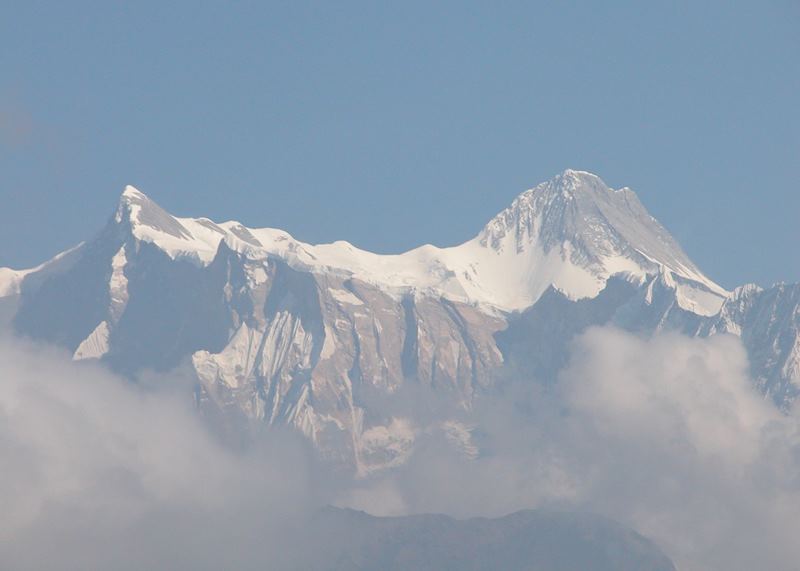 Annapurna IV and II from Dhampus